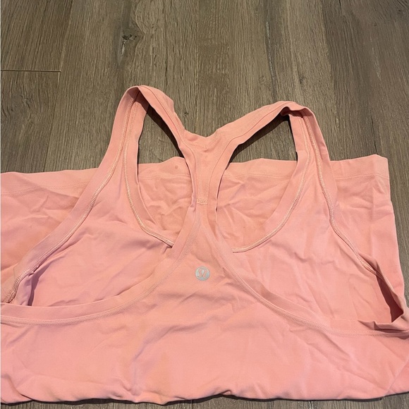 Lululemon Nulu pink tank top, worn well, size 8 - Picture 2 of 2